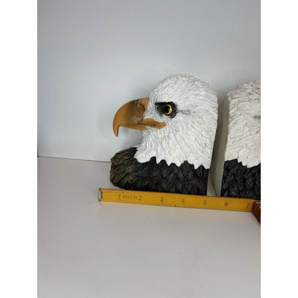 Bald Eagle Head BOOKENDS Heavy USA Freedom‎ Patriotic